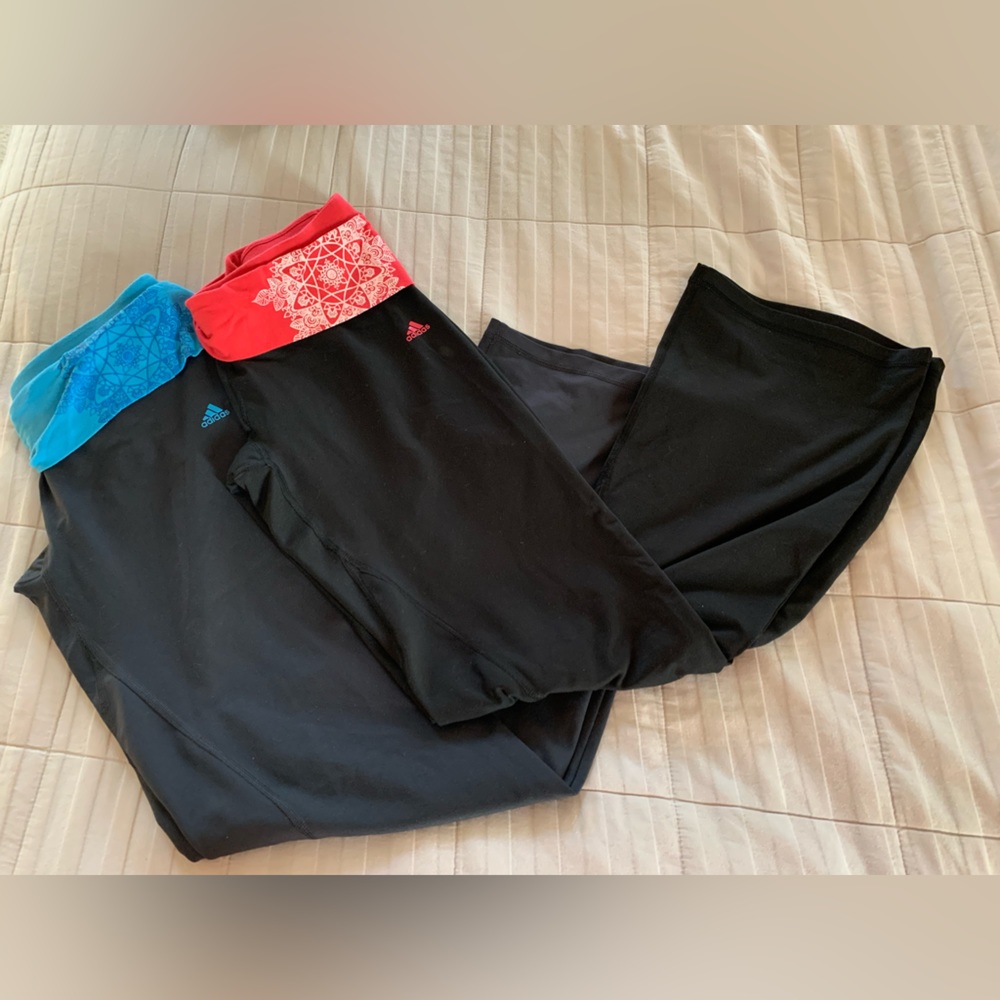Bundle of two pairs of adidas yoga pants